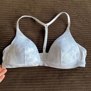 White Marble Lululemon Swim Top A/B cup